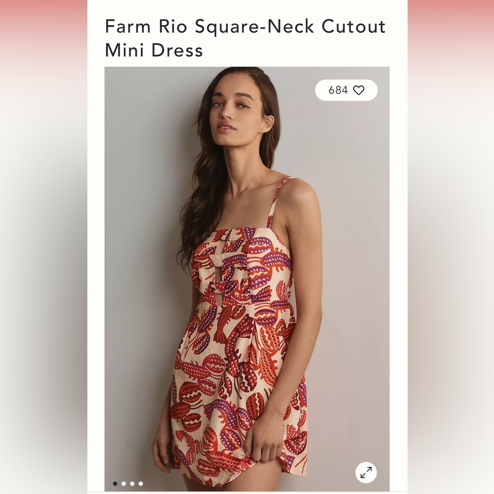 BNWT-FARM RIO Dress🫎